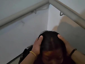 Nympho llano stockings Upper & swallows stranger's load in elevator
